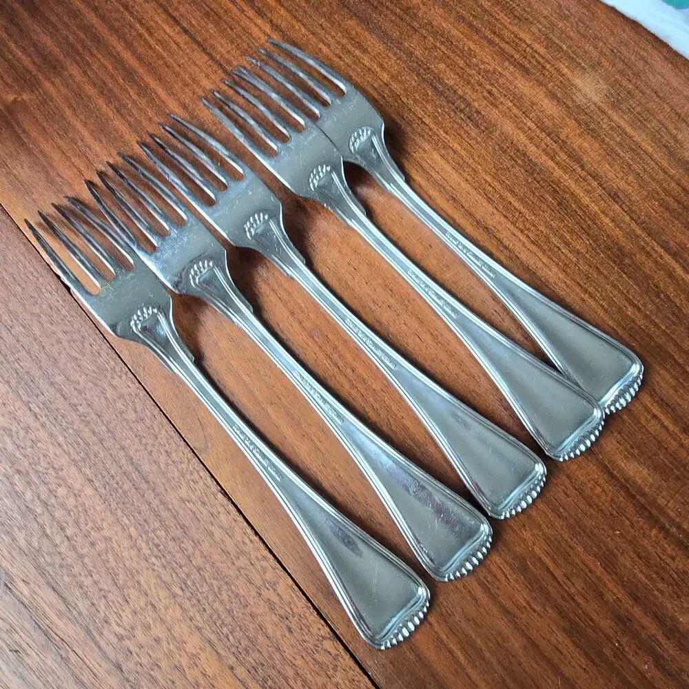Towle Hamilton Dinner Forks Stainless Steel Germany 18/8 Satin Handle Set of 5